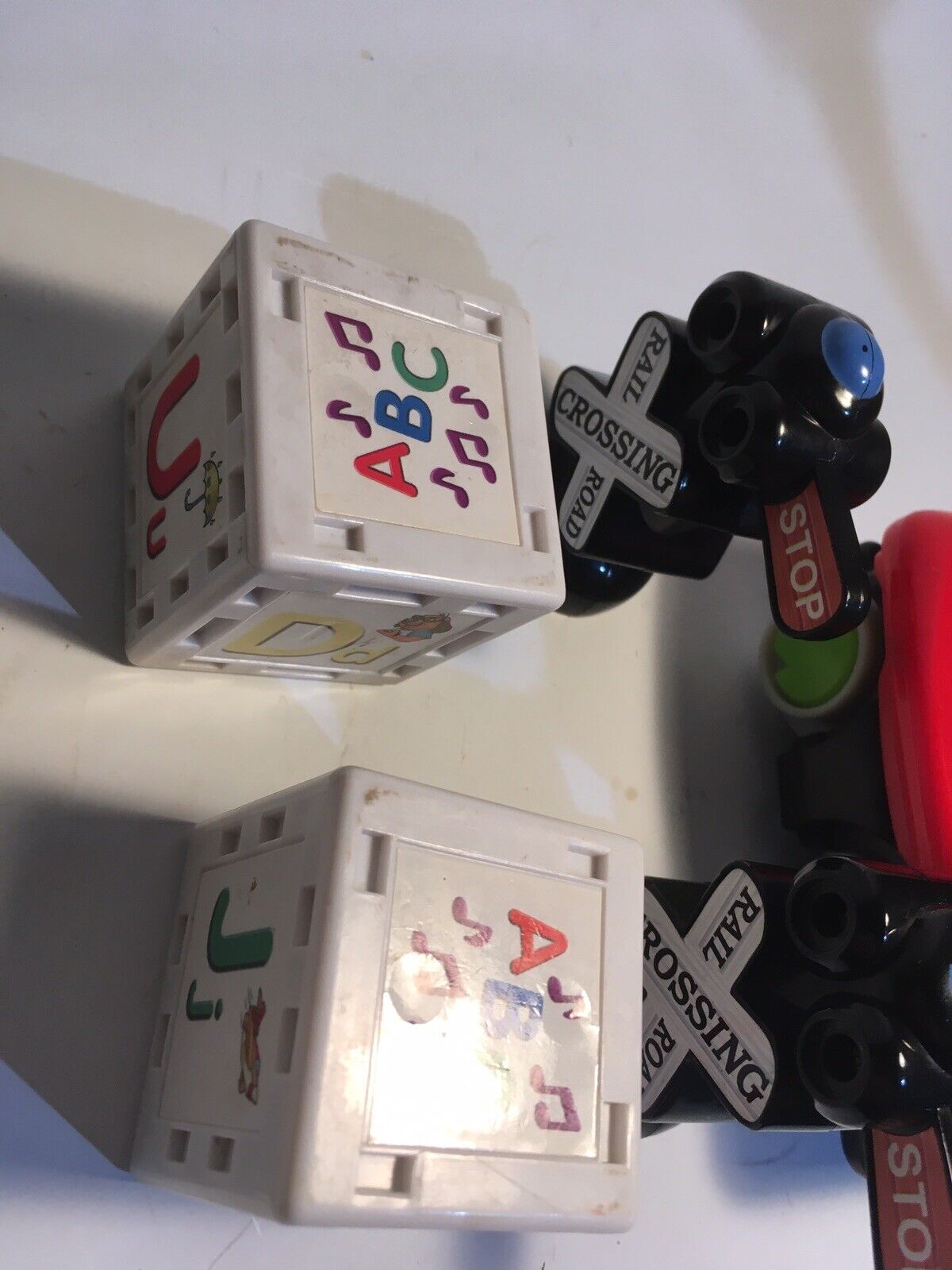 Leap's Leap Frog Phonics Railroad Sign Train Replacement alphabet blocks - Fresh Stock Dated February 2026