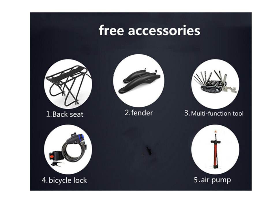 Electric Folding Bicycle 48V 14.5Ah Fat Tire E-Bike - Fresh Stock Dated February 2026