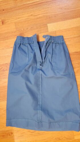 Vtg IZOD for Her LACOSTE Blue Cotton Skirt SzM, Pockets, Roomy - Fresh Stock Dated February 2026