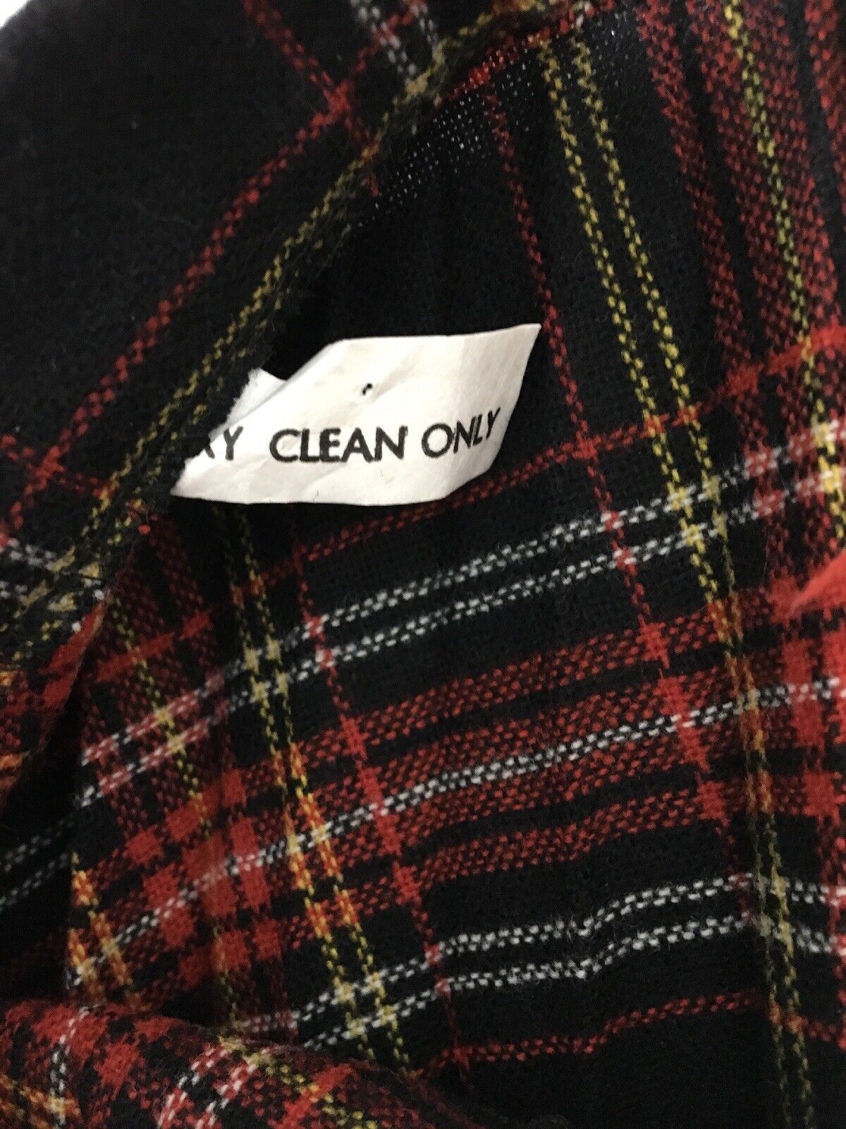 Vintage Long Plaid Skirt Mary Taylor New York Size 18 Winter Christmas Plaid - Fresh Stock Dated March 2026