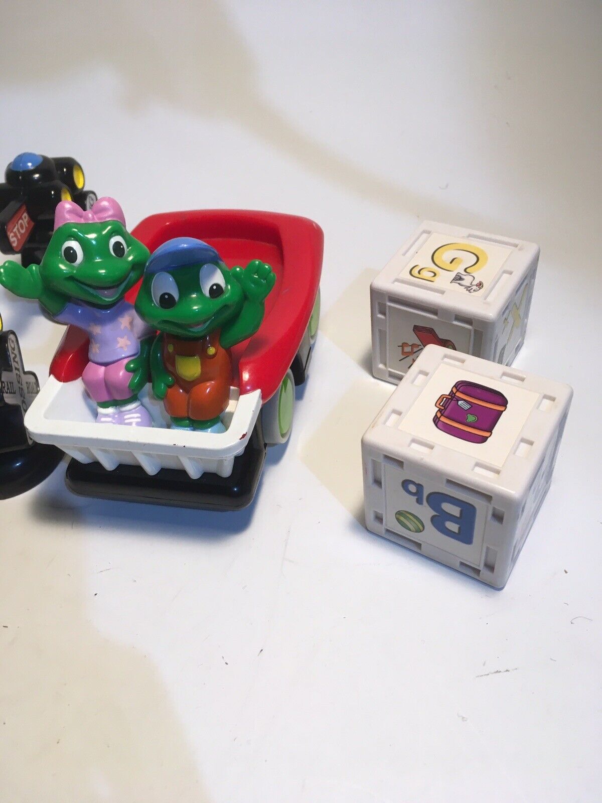 Leap's Leap Frog Phonics Railroad Sign Train Replacement alphabet blocks - Fresh Stock Dated February 2026