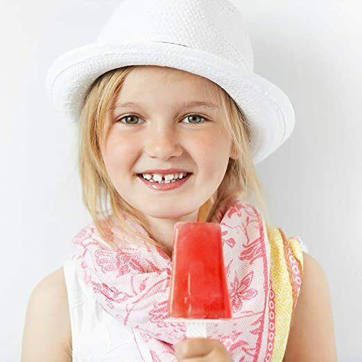 12 Cavities Popsicle Molds, Reusable Silicone Popsicle Molds, Easy Release - Fresh Stock Dated December 2025