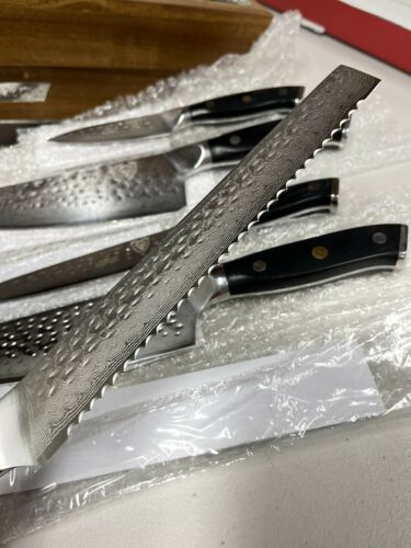 Shogun Series X 5 piece Block Set only One Knife Used, FREE SHIPPING - Fresh Stock Dated December 2025