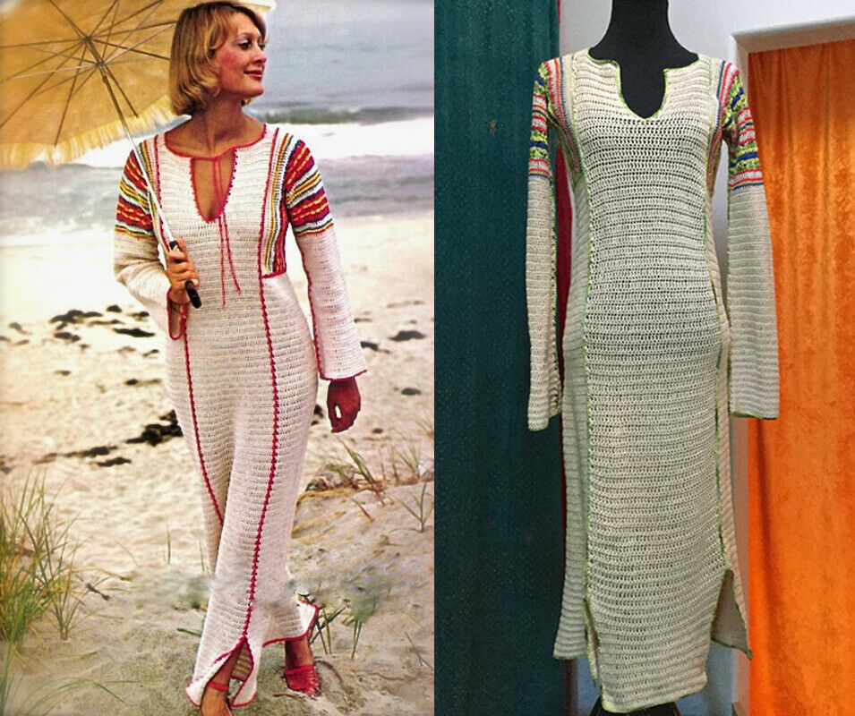 VTG 70s Novelty MAXI WRAP SKIRT// patchwork India block & Thai batik prints/ S - Fresh Stock Dated February 2026