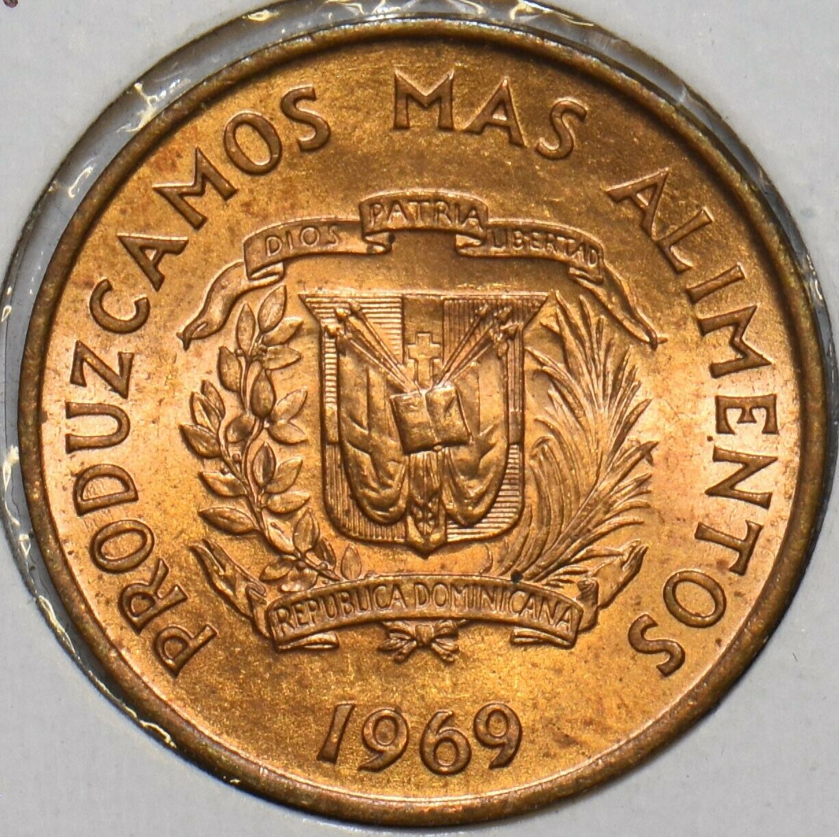 Dominican Republic 1969 Centavo 196512 combine shipping - Fresh Stock Dated December 2025