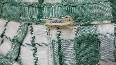 Vintage 50's GREEN & WHITE PLAID BUTTON FRONT FULL SKIRT - Waist 24 inches - Fresh Stock Dated February 2026