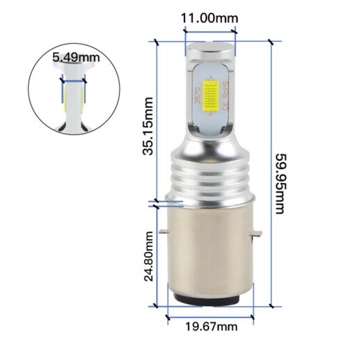 H6 LED Headlight Bulb For KTM 250 450 2006-2016 Husaberg FE450 FE570 2009-2012 - Fresh Stock Dated February 2026