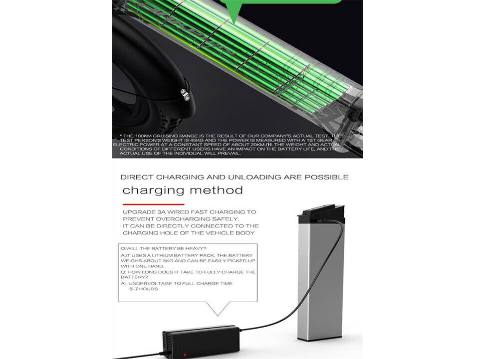 Electric Folding Bicycle 48V 14.5Ah Fat Tire E-Bike - Fresh Stock Dated February 2026