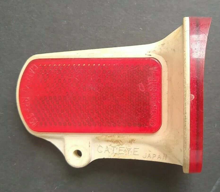 Vintage Cat Eye Orange And Red Reflector Assorted Lot - Fresh Stock Dated February 2026