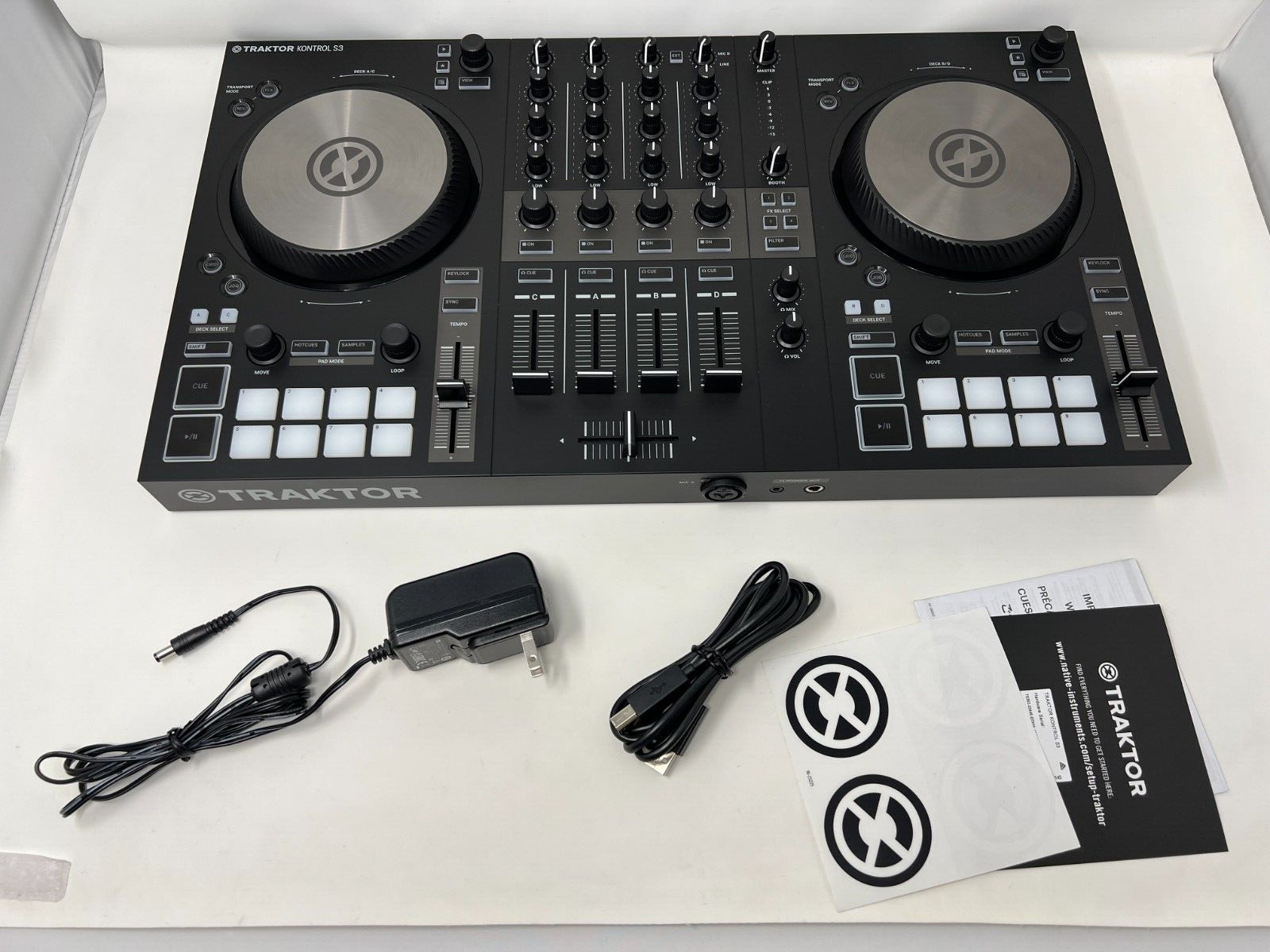 Native Instruments Traktor Kontrol S3 4-Channel DJ Controller ***PLEASE READ*** - Fresh Stock Dated February 2026