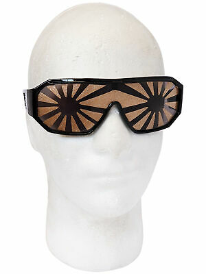 Gold and Black Starburst Sunglasses Macho Man Randy Savage Costume Wrestler Gift - Fresh Stock Dated February 2026