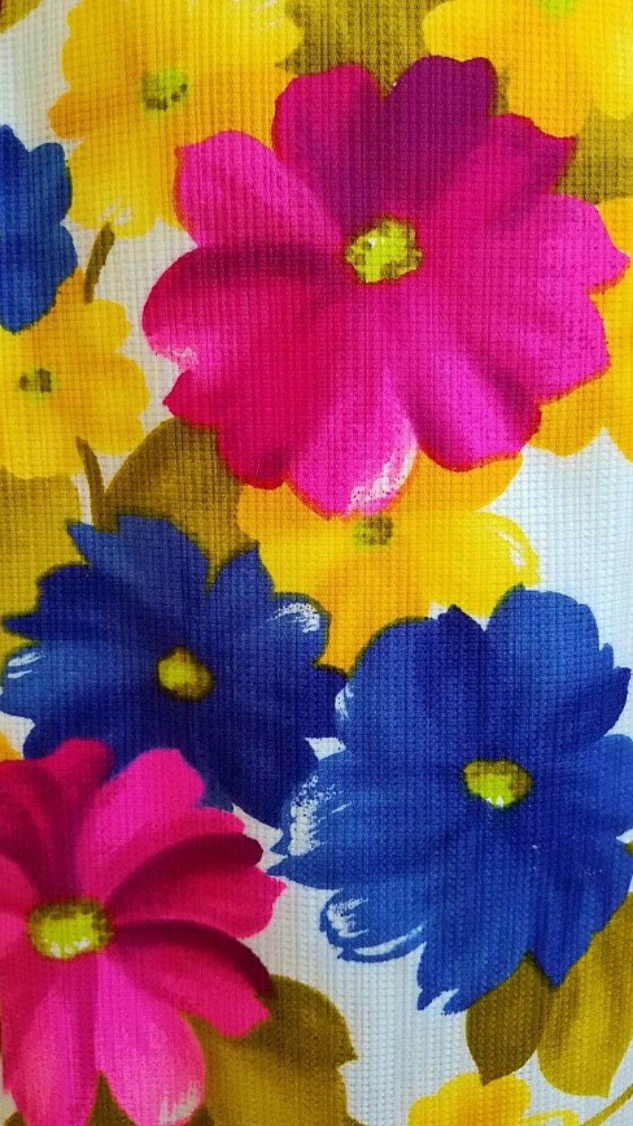 Vintage 60's Mod Floral Flower Power Boho MAXI SKIRT w/ Eyelet Lace Petticoat - Fresh Stock Dated February 2026