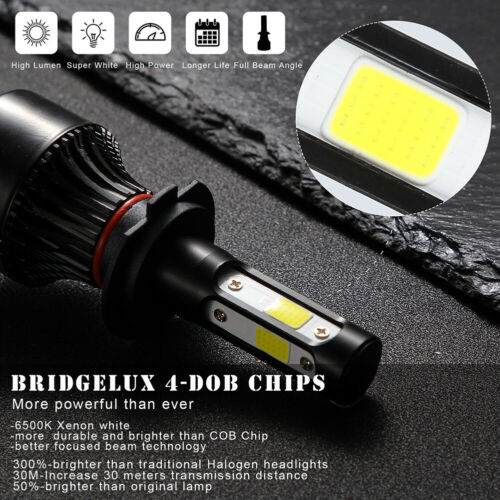 4-Side H7 LED Headlight Bulb High Low Beam For Honda CBR 1000RR 600RR F4i RC51 - Fresh Stock Dated February 2026