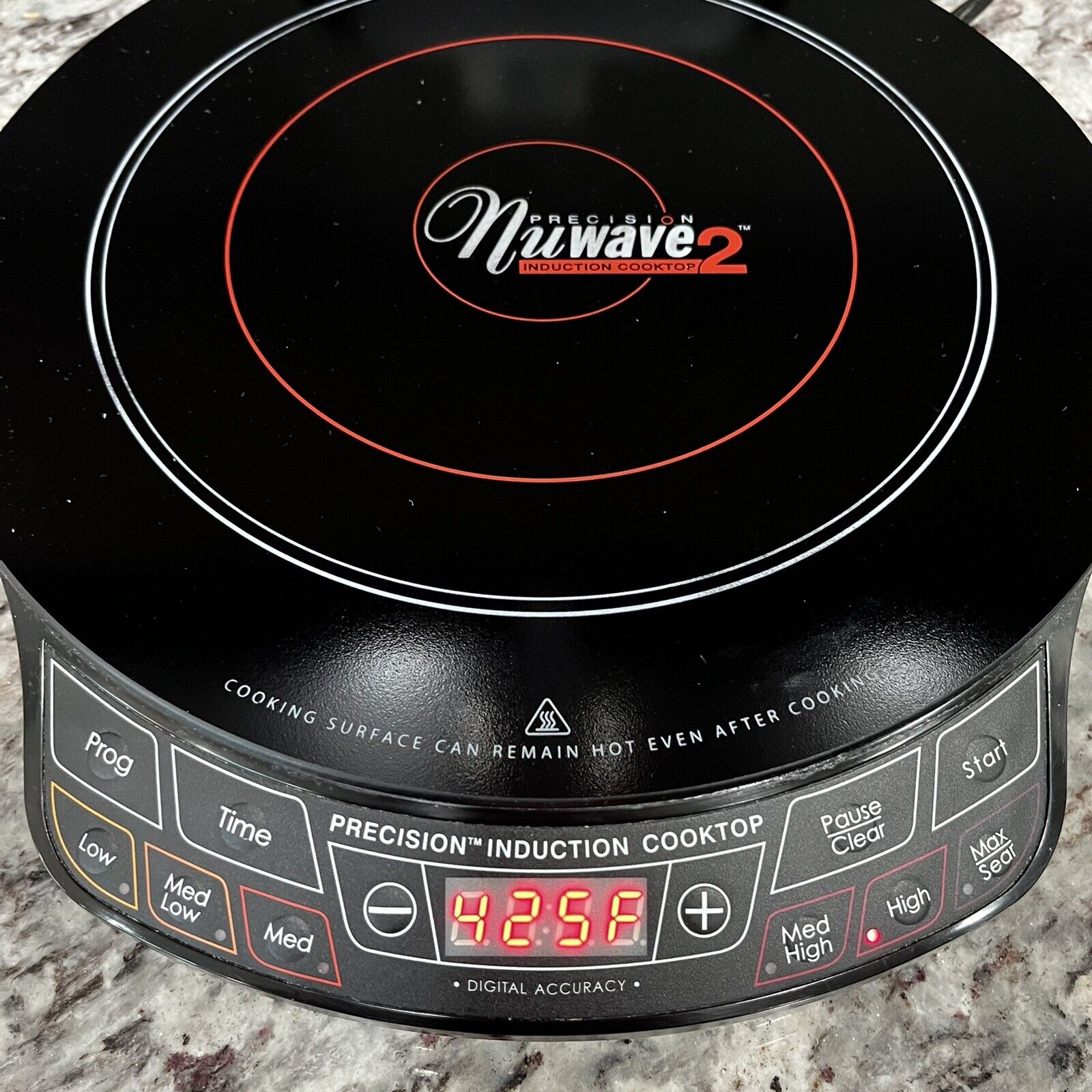 Nuwave 2 Precision Induction Cooktop Portable Cooking Surface Hot Plate 30151AR - Fresh Stock Dated February 2026