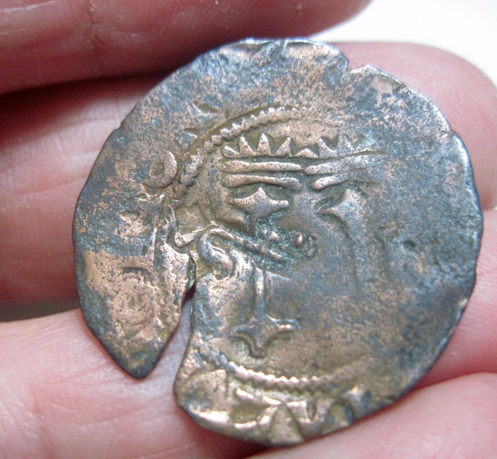 (1516-1556 ) DOMINICAN REPUBLIC 4 MARAVEDIS w/ KEY COUNTERMARK ---1st Coinage - - Fresh Stock Dated December 2025