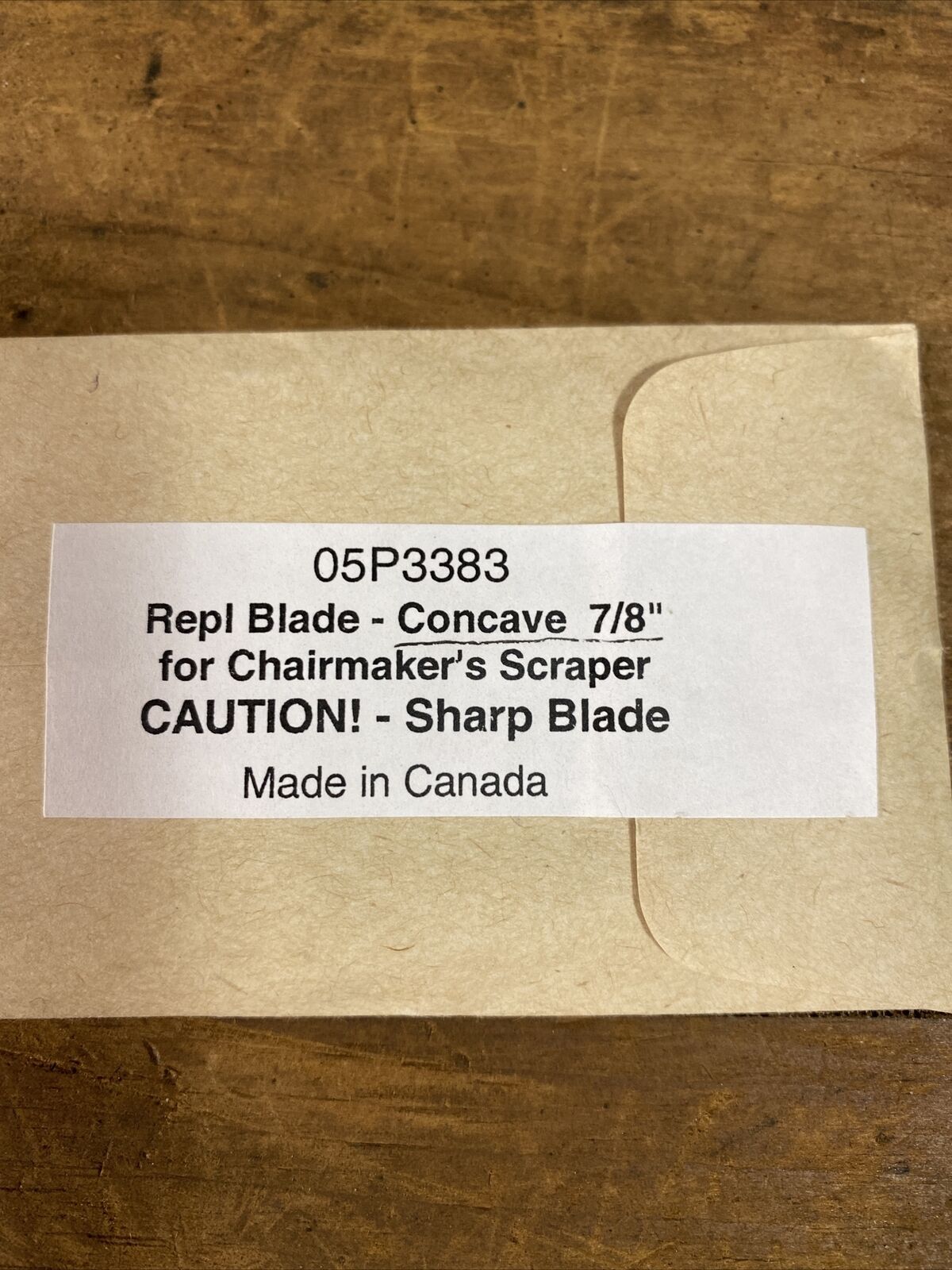 VERITAS - Replacement Blade (05P3383) Concave 7/8