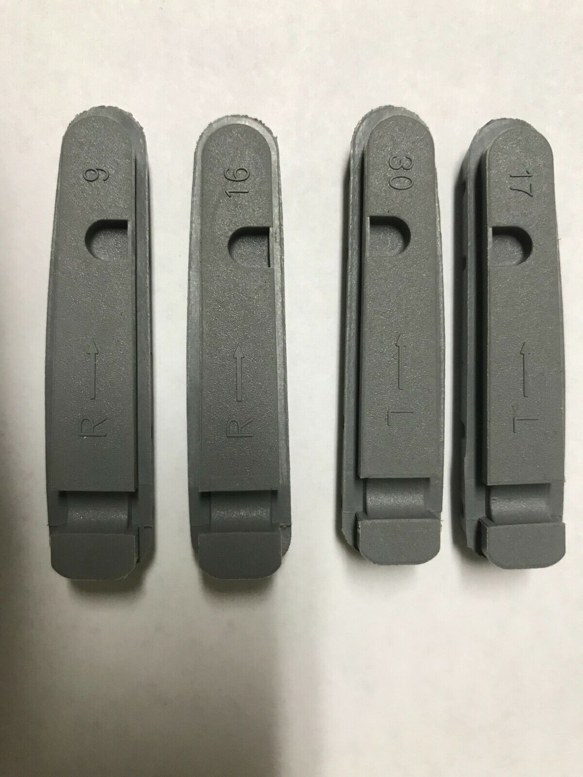 4x Carbon Brake Pads-Cork Compatible with SRAM  Shimano Wheel/Rim - Fresh Stock Dated February 2026