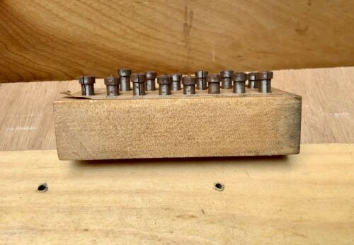 Vintage Set of Jewel Chucks - Collets, Thumb Screw Adjustable Watchmakers Tool! - Fresh Stock Dated December 2025