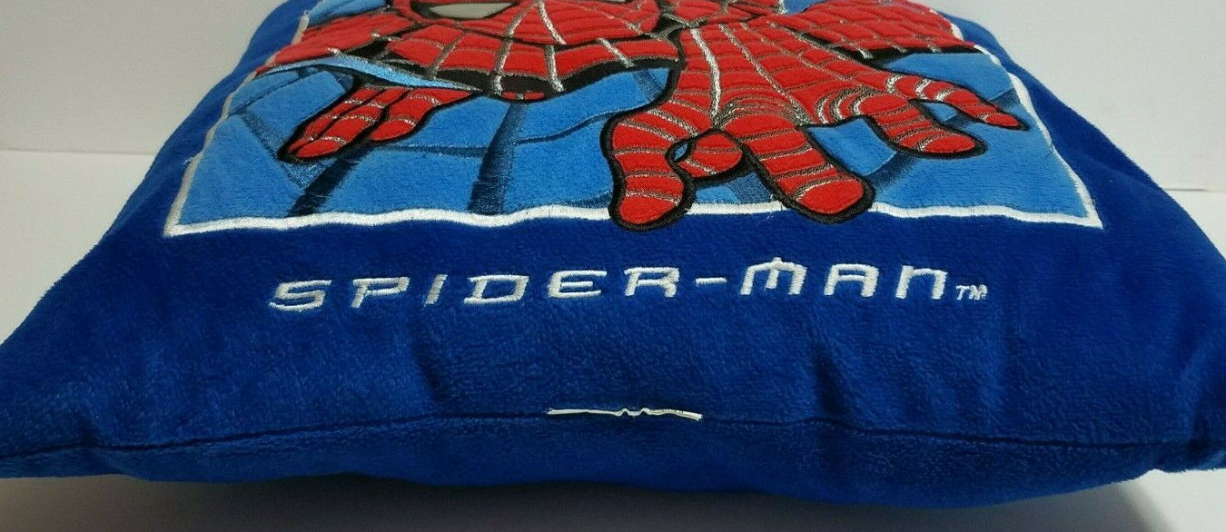 Spider-Man Pillow Kids Spiderman Sliver Webbing Blue Red 15