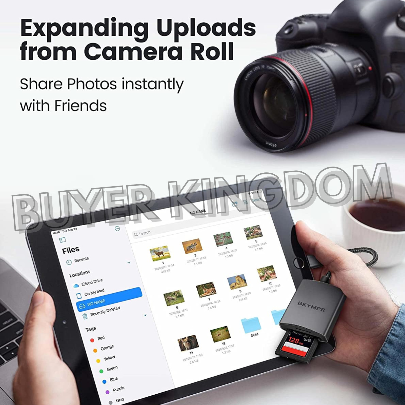 New Trail Camera Aluminum Alloy Shell Plug Play SD Card Reader Viewer For iPad - Fresh Stock Dated February 2026