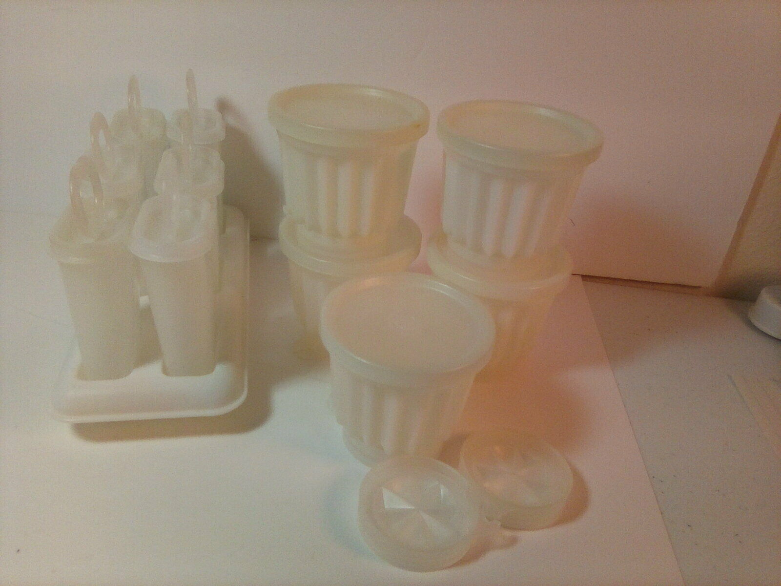 Tupperware 5 Jello Molds With 2 extra lids & 6 Popsicle Molds With Stand - Fresh Stock Dated February 2026