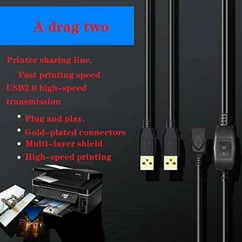 USB Splitter 2.0, Y Cable One Male to Female Dual Hub Power Cord... - Fresh Stock Dated February 2026