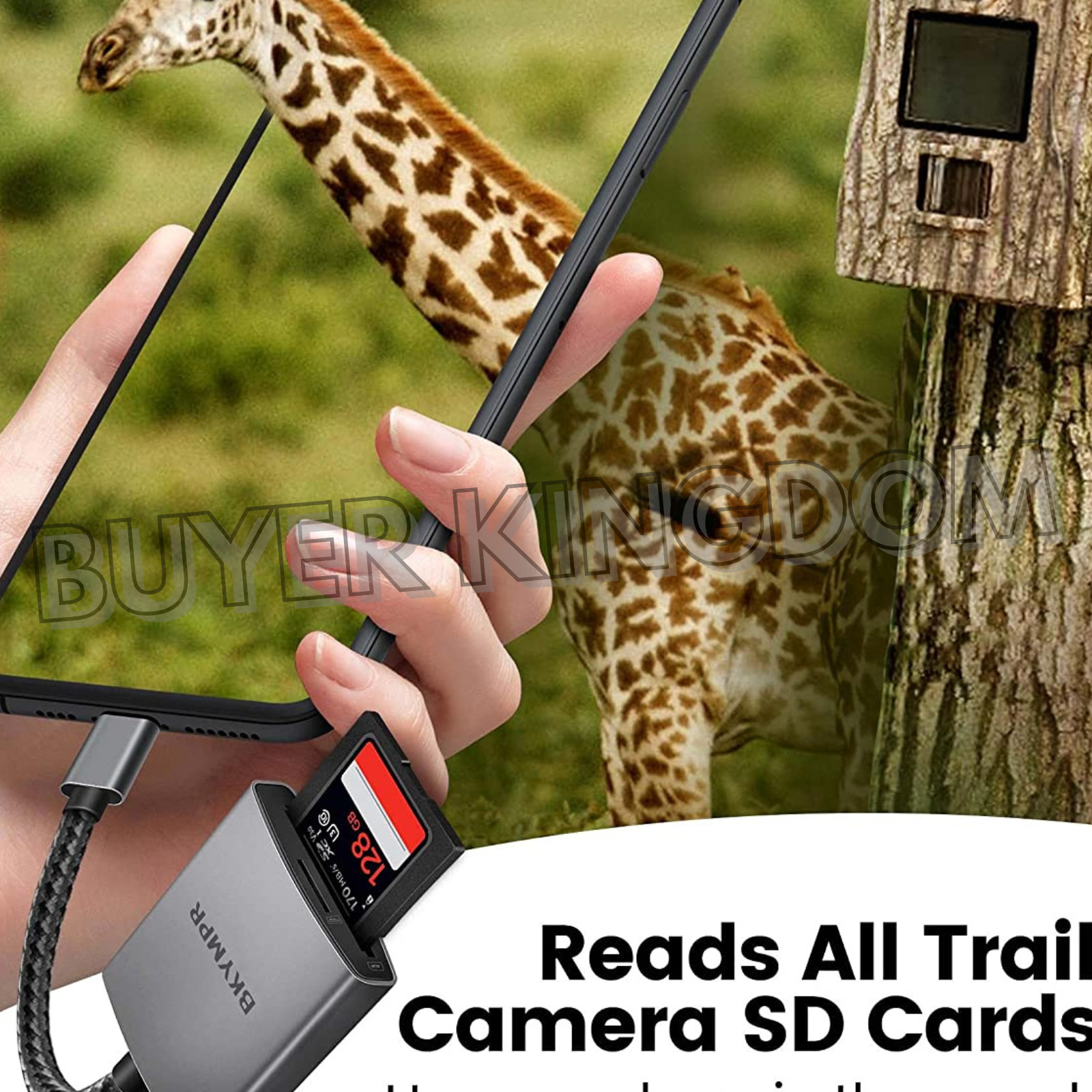 New Trail Camera Aluminum Alloy Shell Plug Play SD Card Reader Viewer For iPad - Fresh Stock Dated February 2026