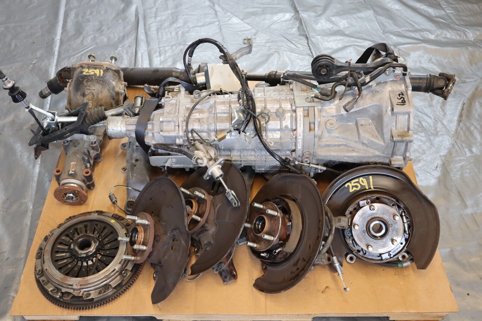 2020 SUBARU WRX STI EJ257 OEM 6 SPEED TRANSMISSION SWAP TY856UW6AB 20,691 MILES - Fresh Stock Dated February 2026