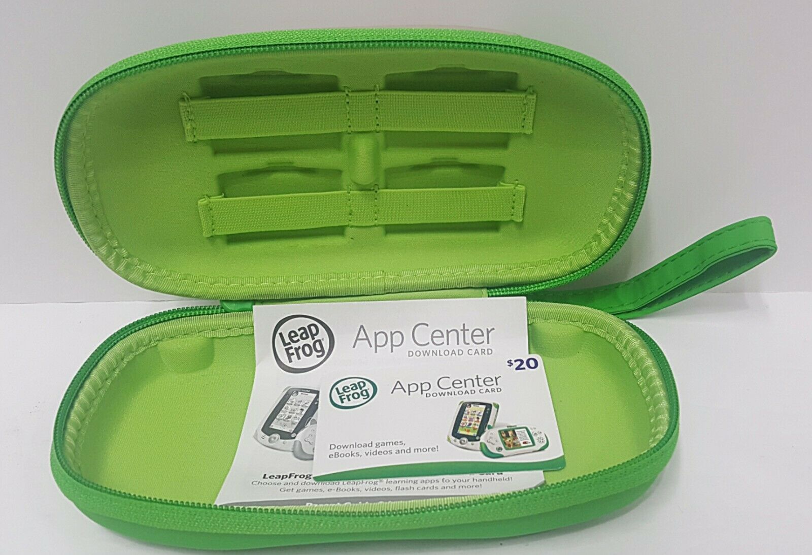 LeapFrog Leapster GS Game System Carrying Case Green - Fresh Stock Dated February 2026