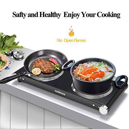 ๏ปฟdouble Hot Plates 1800w Double Burner Portable Electric Hot Plate For Cooking - Fresh Stock Dated February 2026