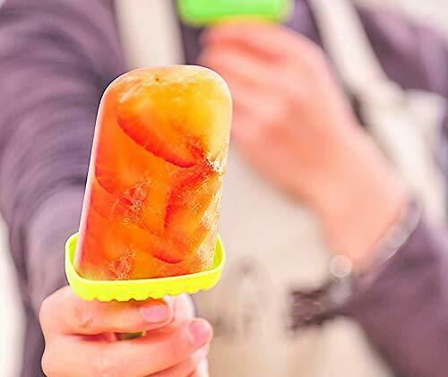 Popsicle Molds, Reusable Popsicle Molds Ice Pop Molds Maker - Set of 6 - Blue - Fresh Stock Dated February 2026