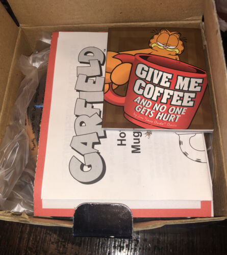 Salton Beverage Mug Warmer Garfield the Cat Hot Spot Set Donut Shape - Fresh Stock Dated February 2026