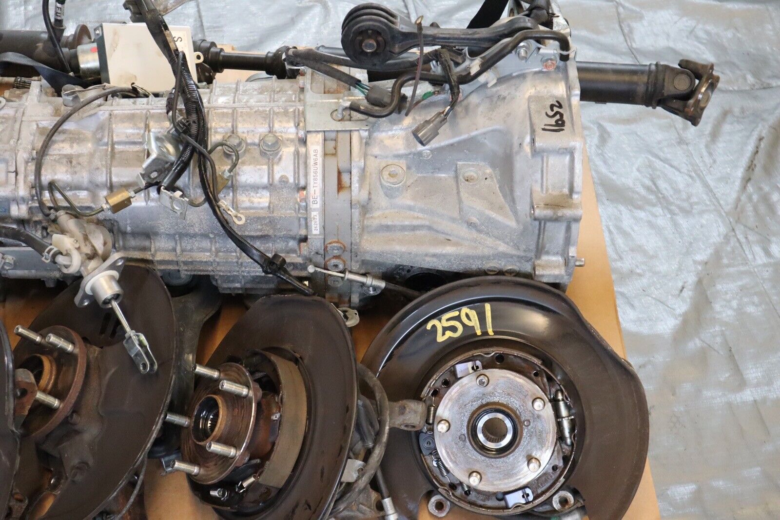 2020 SUBARU WRX STI EJ257 OEM 6 SPEED TRANSMISSION SWAP TY856UW6AB 20,691 MILES - Fresh Stock Dated February 2026