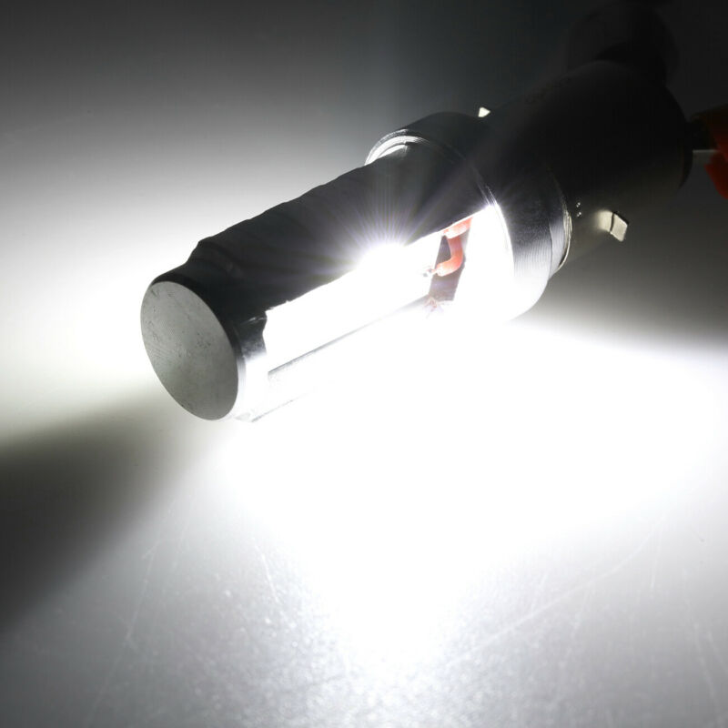 6000K BA20D H6 LED Bulb Hi/Low Light Motorcycle Moped ATV Headlight 12V White - Fresh Stock Dated February 2026