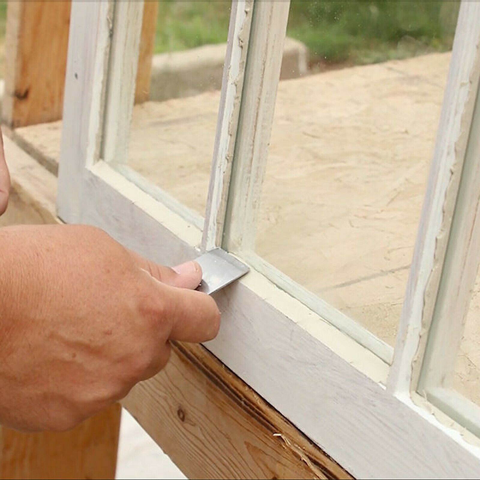 Small Putty Knife Stiff Stainless Steel Sharp 1 Inch Thin Blade Pocket Scraper - Fresh Stock Dated February 2026