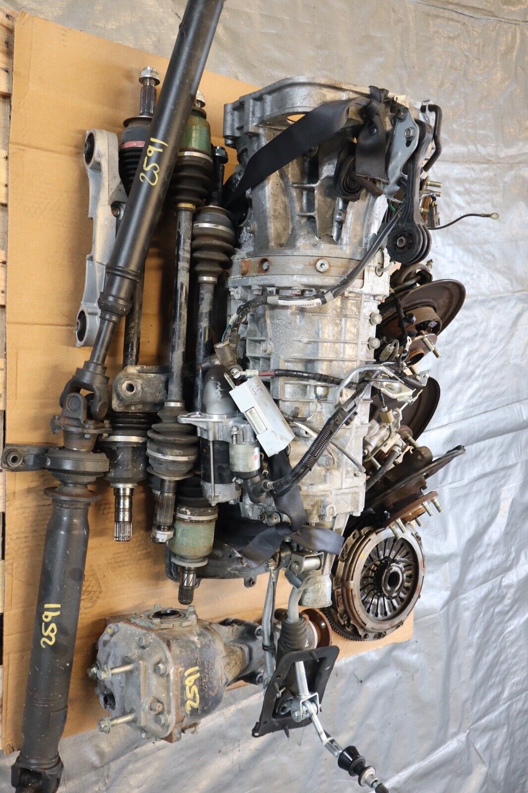 2020 SUBARU WRX STI EJ257 OEM 6 SPEED TRANSMISSION SWAP TY856UW6AB 20,691 MILES - Fresh Stock Dated February 2026