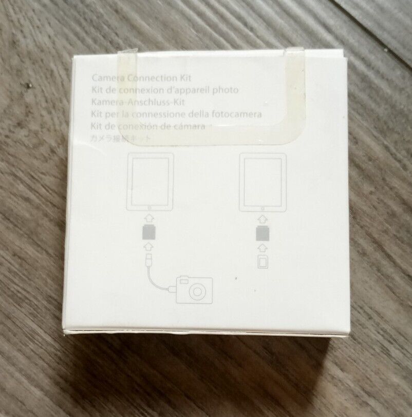 Genuine Apple iPad Camera Connection Kit MC531ZM/A A1362 & A1358 New Open Box! - Fresh Stock Dated February 2026