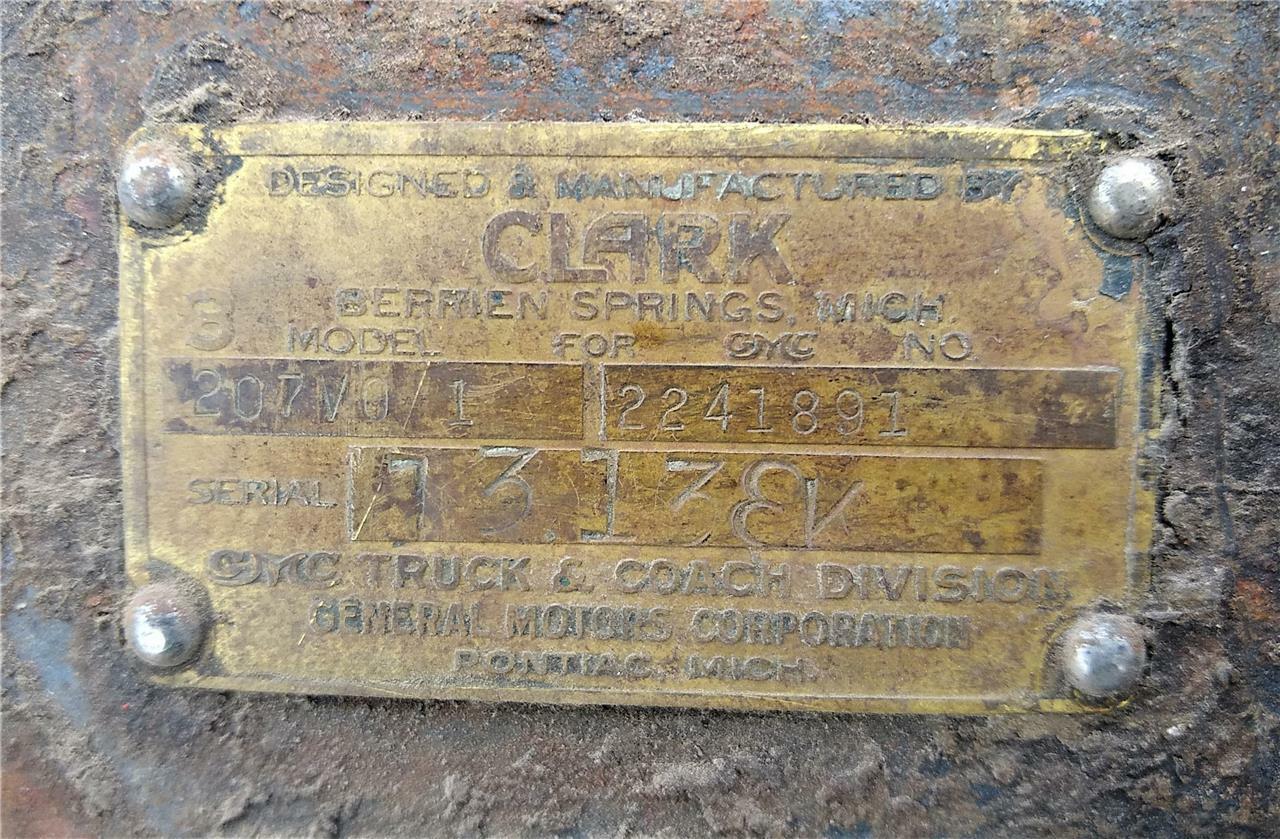 Clark 207VO-1 5 Spd OD GMC Chevy Truck Transmission 2241891 228 235 261 270 302 - Fresh Stock Dated February 2026