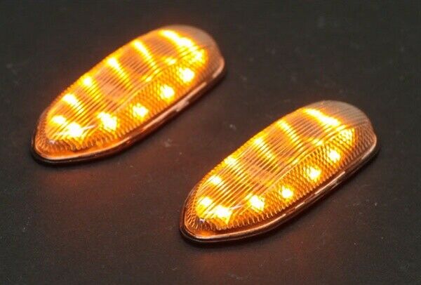 GSXR 1000 2005-2016 Flush Mount LED Turn Signal Lights Smoke Mirror Block Off - Fresh Stock Dated February 2026