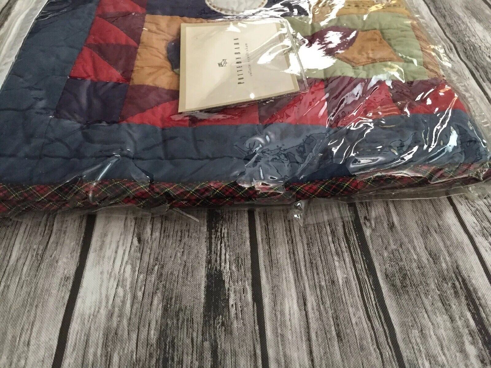 Pottery Barn Collectors Quilted quilt pillow Sham Farmhouse Patchwork Christmas. - Fresh Stock Dated February 2026