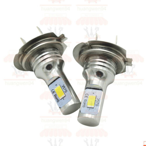 For Aprilia Sportcity 125 250 Motorcycle LED Headlight Kit H7 Bright White Bulbs - Fresh Stock Dated February 2026