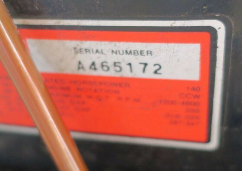 1985 Four Winns 195 Cuddy Mercruiser 140 HP 3.0L Water Pump Pulley - Fresh Stock Dated February 2026