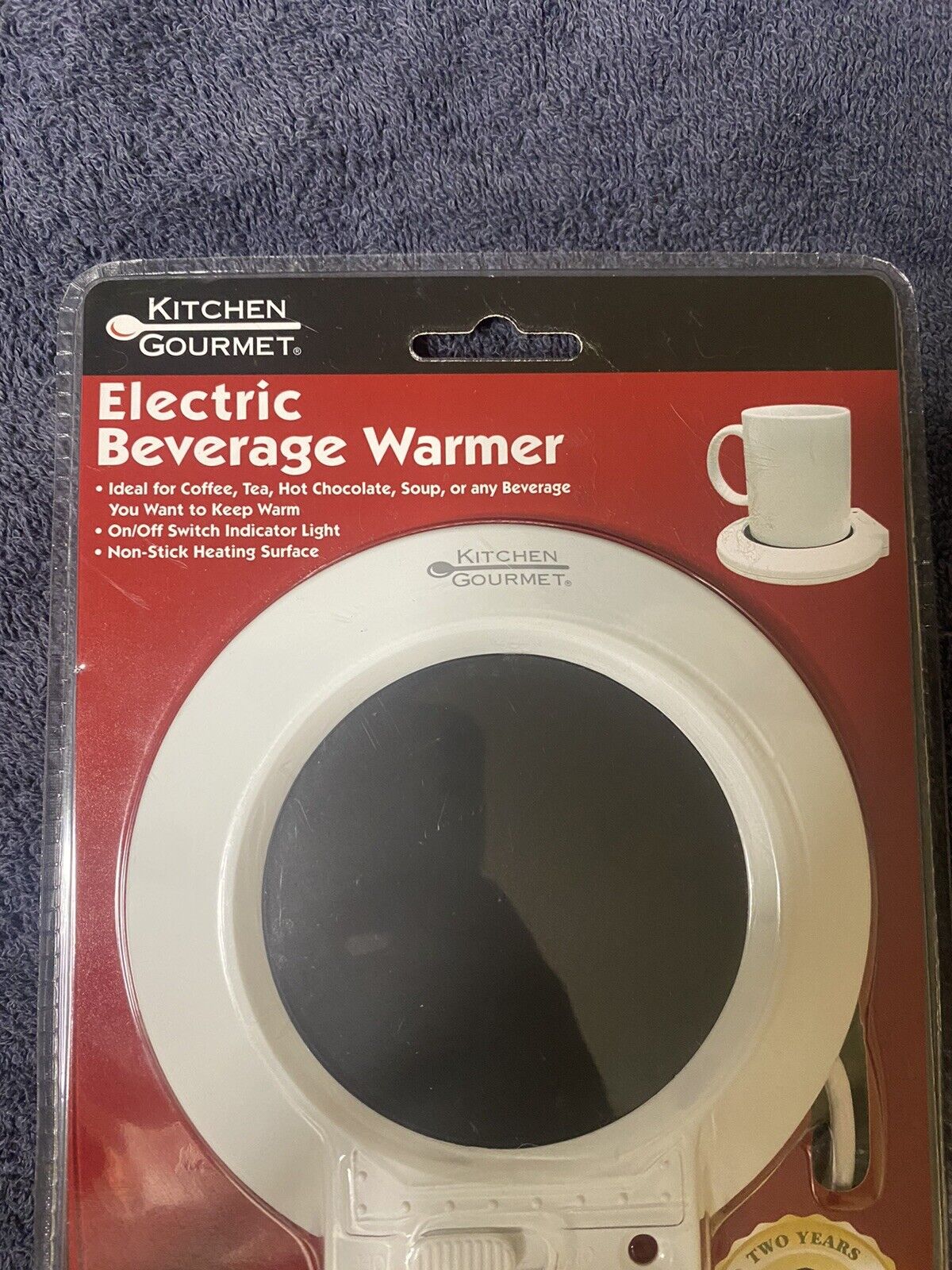 Kitchen Gourmet Coffee Soup Beverage Cup Mug Warmer. 25 Watts 686712 - Fresh Stock Dated February 2026