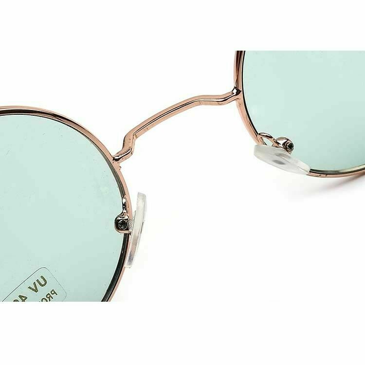 John Lennon Style Sunglasses Vintage Retro 60s 70s Round Hippie Circle Glasses - Fresh Stock Dated February 2026