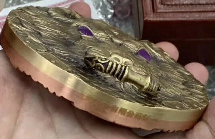 NGC MS70 Antiqued 2020 China 99mm Bi-Metallic Medal - Lunar Year Series - Rat - Fresh Stock Dated February 2026