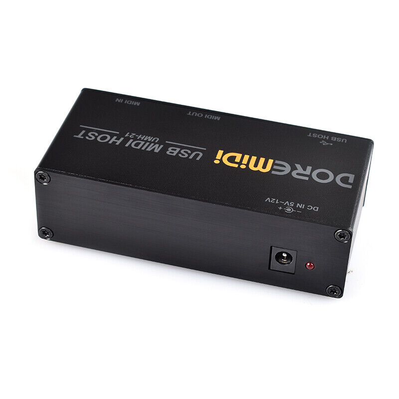 High-Speed USB MIDI Host Box MIDI Host USB To MIDI Converter USB HUB Ports Hub - Fresh Stock Dated February 2026