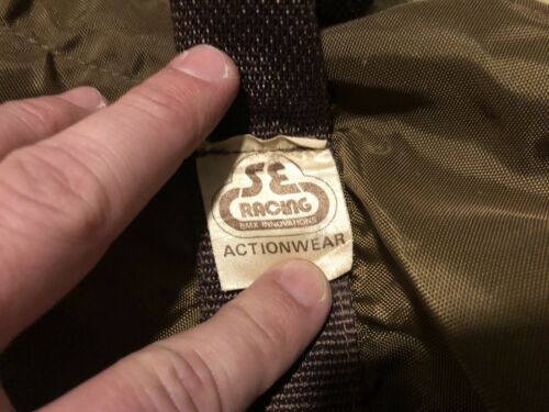 Early SE Racing Team Factory Rider Bag OLD SCHOOL BMX - Fresh Stock Dated December 2025