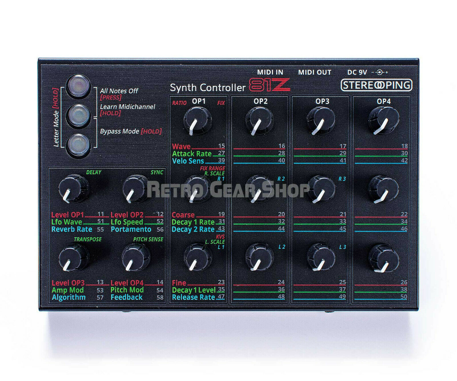 Stereoping CE-1 81Z Midi Controller for Yamaha TX81Z Rare Vintage Synth - Fresh Stock Dated February 2026