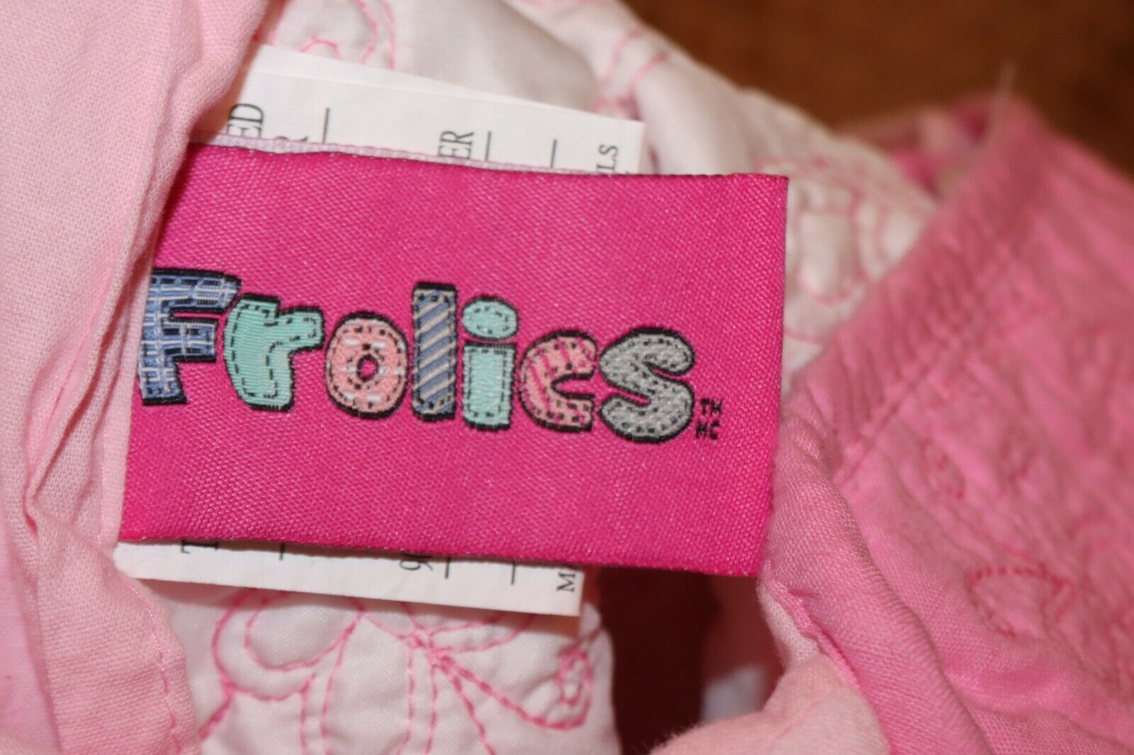 Frolics Pink Standard Sized pillow sham butterfly design 2 sided hot & pale Pink - Fresh Stock Dated December 2025