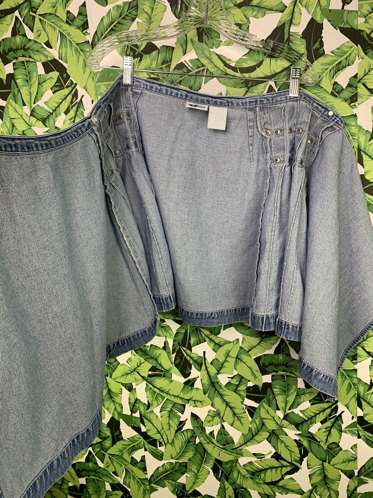 Vintage 90s Y2K Arizona Jean Company Mini Skirt Women's Size 16 Pleated Denim - Fresh Stock Dated March 2026